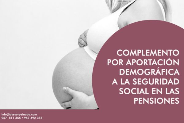 Complemento por aportación demográfica a la Seguridad Social en las pensiones